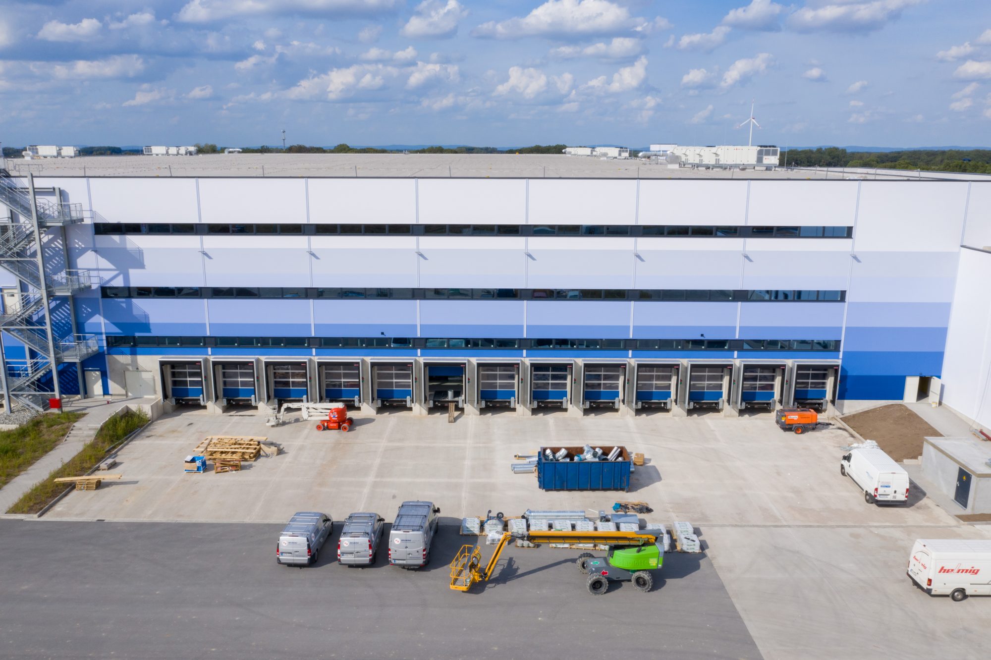 Amazon Logistikzentrum - Fotografie - Baudokumentation